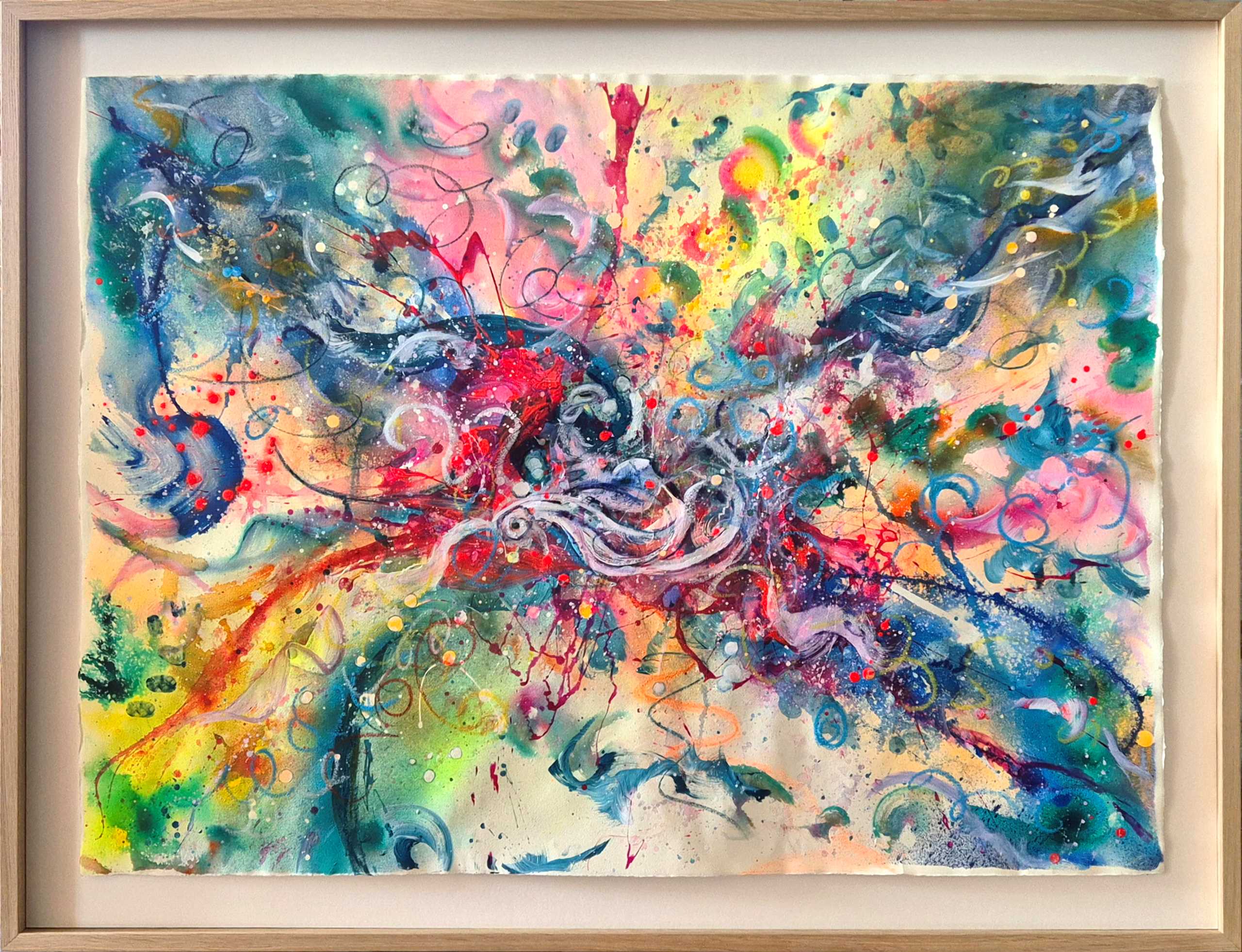 Foto vom Kunstwerk Bunte Welt von Petra Heck